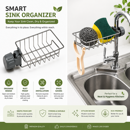 Smart Kitchen Sink Organizer