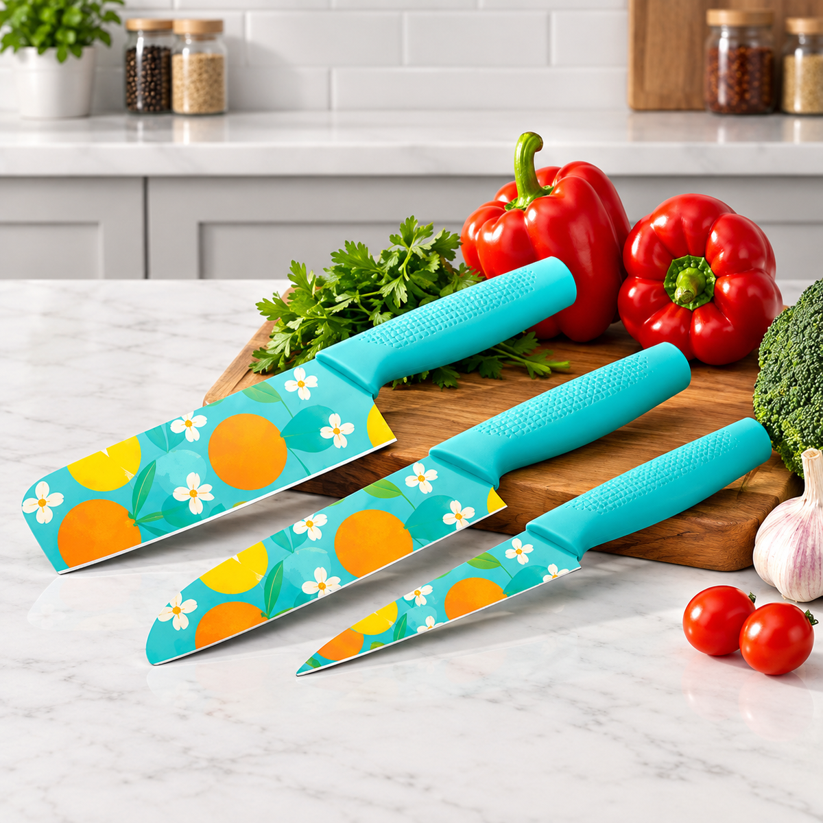 Colorful Kitchen Knife Set
