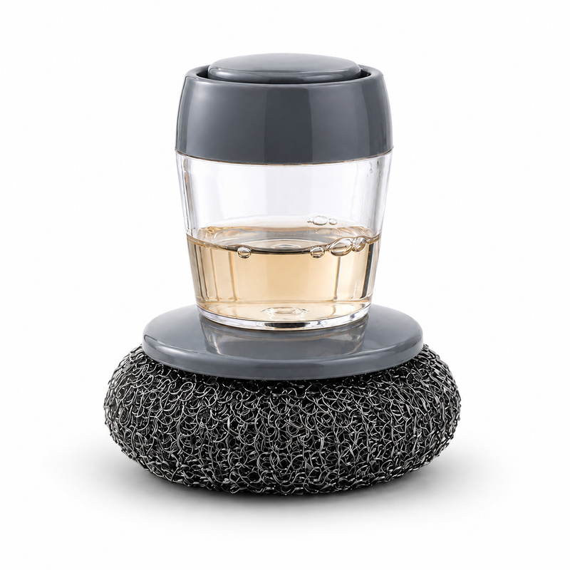 2-in-1 Soap Dispenser Dish Scrubber
